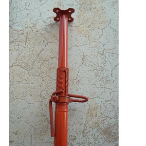 Adjustable scaffolding prop for slab formwork construction, decking support,