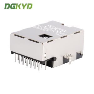 RJ45 Direct Insertion Network Port With Transformer, Thin Sinking Plate