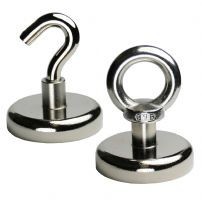 China Neodymium Pot Magnet Hooks/ Magnetic Steel Hooks with Heavy Duty on sale
