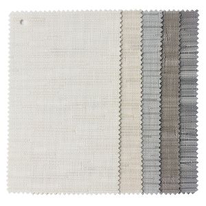 10% Openness Ice White Solar Fireproof Roller Blinds Fabrics for Home Decor