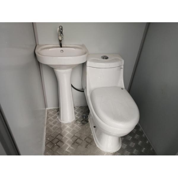 Quality Movable Ecological Steel Portable Toilet Public Mobile Cabin With Shower wholesale