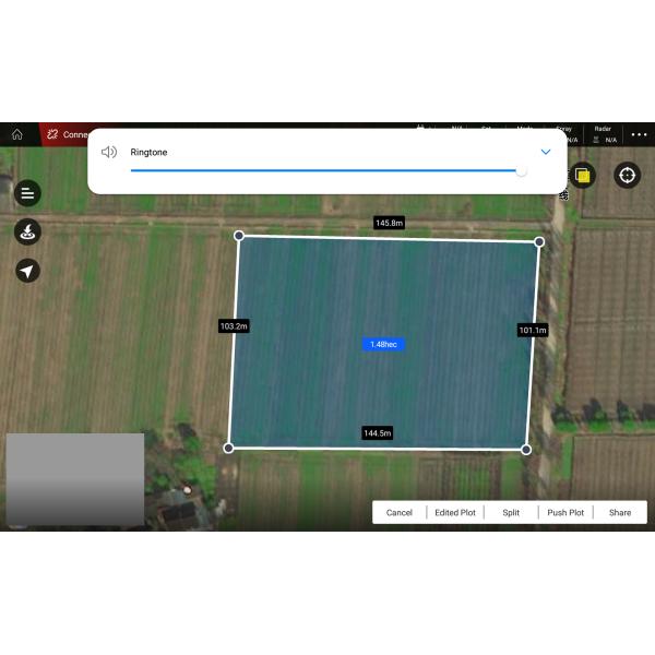 Agriculture 4 Rotors 10kg 10L Drone For Fertilizer Spraying