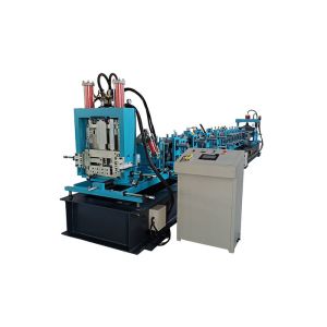 Quick Change Plc Control Purlin Roll Forming Machine For Constructions
