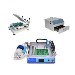 full Assembly production line :Chip Mounter Desktop SMT Pick and Place machine
