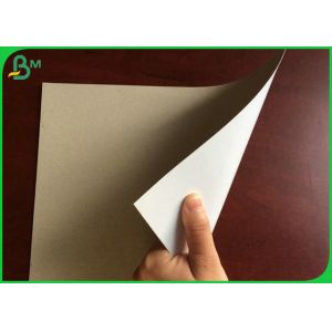 Mixed Pulp Material Duplex Board Paper Size Customized With One Side Coated