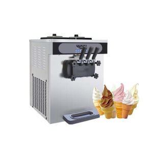 Fast Food Restaurants Soft Ice Cream Maker Machine