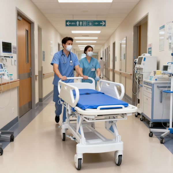 Quality Manual Patient Transfer Stretcher Trolley for Hospital and Clinic wholesale