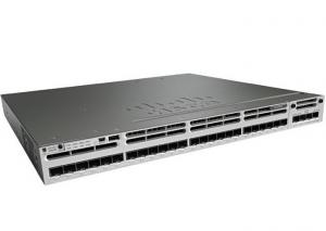 Cheap C3850 Series Cisco 24 Port Gigabit Switch , L3 Managed Ethernet Switch WS-C3850-24PW-S for sale