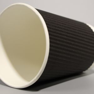 Eco Friendly Single Wall Disposable Paper Cup For Coffee Shops With Snap On Lid