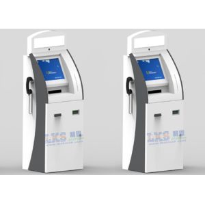 A4 Laser Printer Telekiosk Bill Acceptor Payment Kiosk , 3 Tracks USB MSR