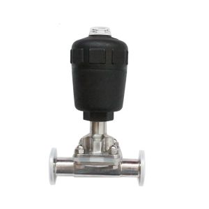 Casting WZ Food Grade Aseptic Pneumatic Actuated Tank Bottom 2'' Sanitary Tri