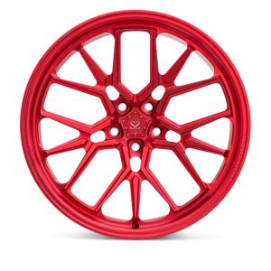 M3 Candy 1 Piece Forged Monoblock Wheel Red Slight Spoke For Customized