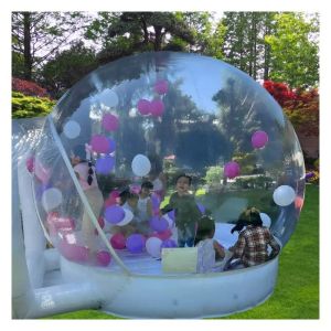 10ft Diameter Bubble and 6ft Long Tunnel Inflatable Bubble House for Modern