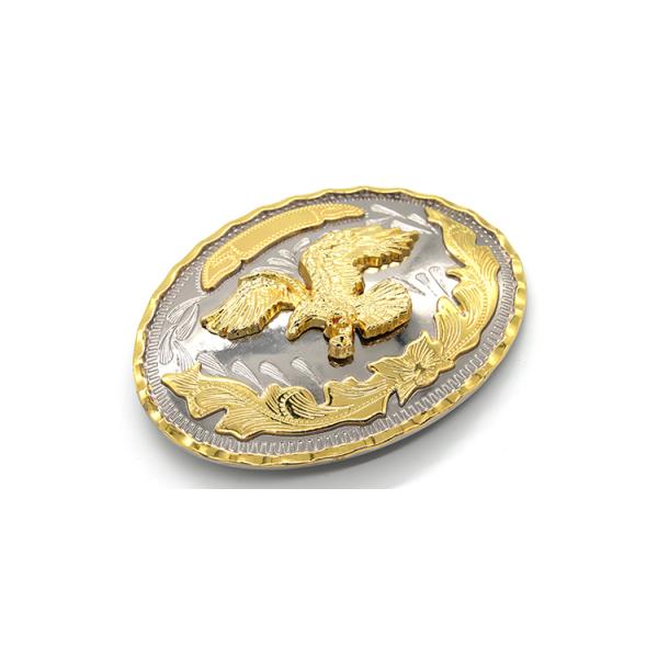 Wenzhou KML Factory Supply Fashion Oval 41mm 2 Color Belt Buckle