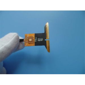 Polyimide PCBs Single-sided flexible PCBs FPC Supplier with Yellow Stainless