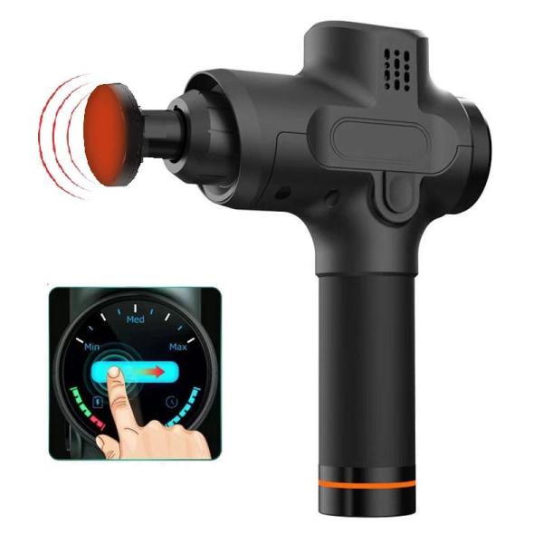Quality 260 Speeds Wireless Handheld Massager Gun Heating Head 24V 20W wholesale