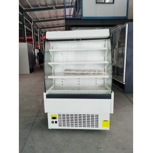 Semi Vertical Multideck Open Display Refrigerated Cabinet Space Saving