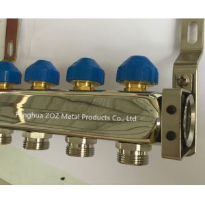 4 Loop Heating Manifold with Mixing Valve and Pump ,Hight quality underfloor