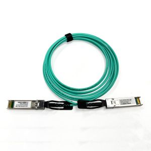 Cheap 25G SFP28 Active Optical Cables 50/125 OM3 MM 3.0mm AOC Cable Aqua Color 10 Mts for sale