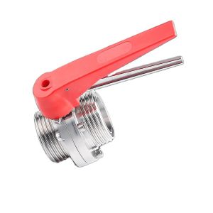 Sanitary SS304/316L Manual Tri-Clamp Butterfly Valves with Trigger Handle A Must