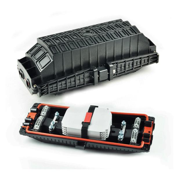 IP 68 144 Core Aerial Horizontal Joint Closure Fiber Optic Splice Enclosure 3