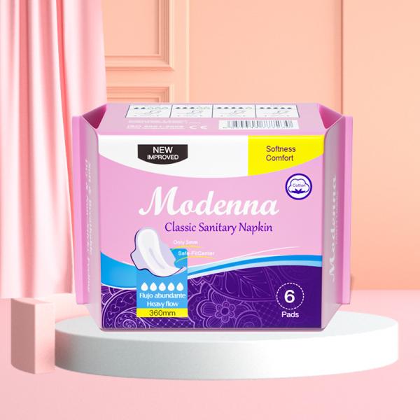 Soft Care Lady Staysafe 8Pcs 280Mm Night Eco Friendly Proper Cotton Women Sanitary Period Pads