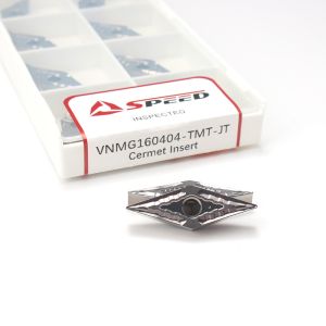 Speed VNMG160404 Machining Cermet Inserts Durable Wear Resistant Cutting Tool