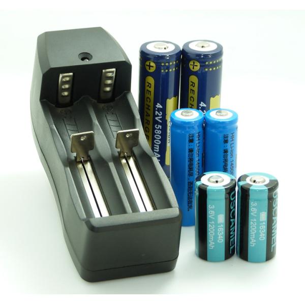 EU Plug Dual Universal Lithium Ion Battery Charger , 2 Bay Battery Charger