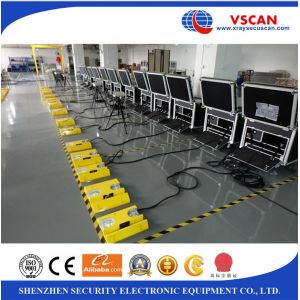 coloured mobile under vehicle scanning system for hotel, factory with auto alarm