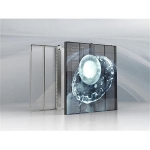 MQ10-10 Curtain Wall Flexible Transparent Led Screen Wan 1920Hz