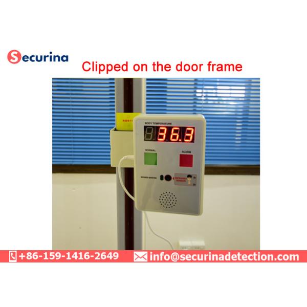 Voice Broadcase And LED Alarm Portable Body Temperature Thermal Scanner Box with