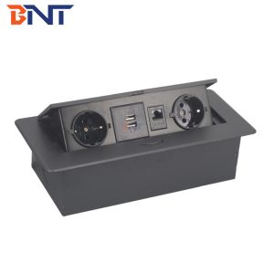 Table Pop Up EURO power Socket with USB charging for office conference table
