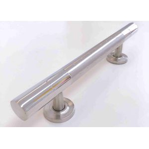 SS Tempered Glass Door Handle 0.8mm Thickness Satin Surface