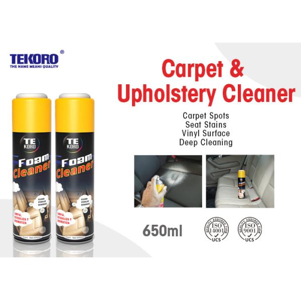 Carpet & Upholstery Foam Cleaner For Lifting Away Dirt And Debris Without