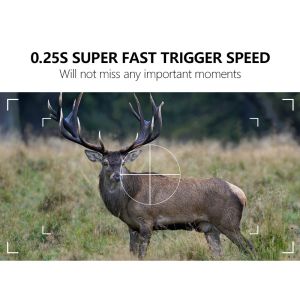 WIFI Trail Camera KW866 OEM/ODM 0.25s Capture Speed Waterproof IP67 up to 512GB