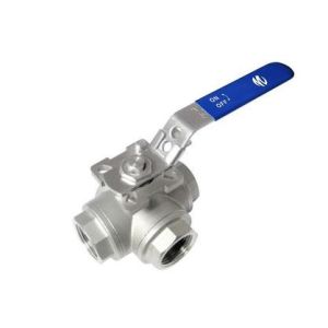 China Manual CF8 CF8M CF3 CF3M Three Way Ball Valve PN 20-420 Class 150-1500 on sale