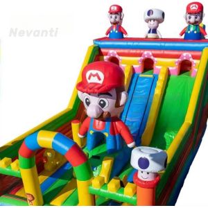 Cheap Customized Size Inflatable Bouncy Castle Maze Jumping Bouncer for Fun City Playground for sale