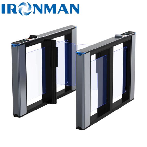Quality Made Of Aluminum Alloy Speed Gate Turnstile Security Swing Gate For Office Building wholesale
