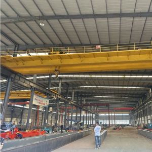 Wireless Remote Control Double Girder Overhead Crane Magnet 25T 32T Explosion