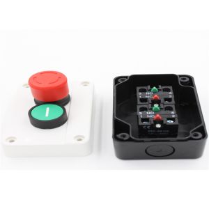XB2 Series Push Button Electrical Switch Emergency Stop Function Electric With 2