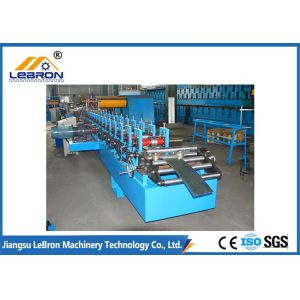 Blue color 2018 new type Z purlin roll forming machine made in china PLC control