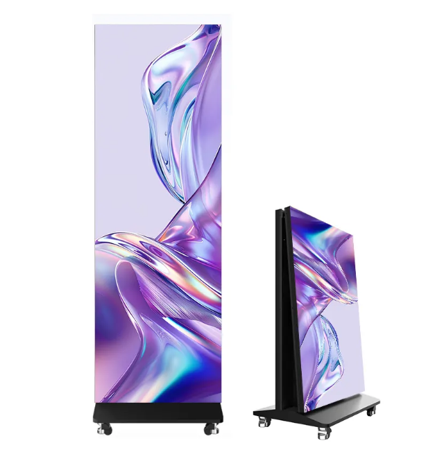 Cheap P1.53 Foldable LED poster screen LED Poster Display for sale