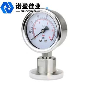 Hygienic Sanitary pressure gauge with varivent diaphragm