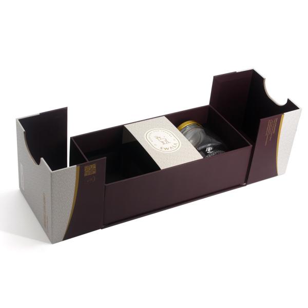 Custom Logo Printed Empty Honey Bottle Jar Packaging Gift Boxes