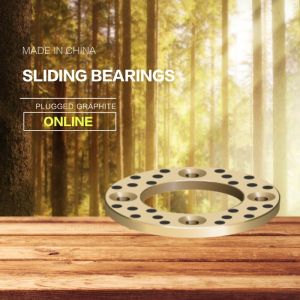 SOBW Washer, Self-Lubricating Embedded Graphite Bronze, Copper Sliding Washer