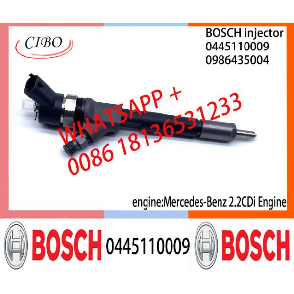 Diesel Common Rail Injector 0445110009 0986435004 0445110010 0986435027 for
