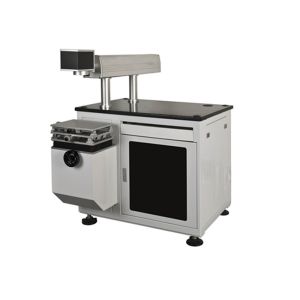 Optical Fiber Laser Marking Machine for Jeans or Cloth , High Speed