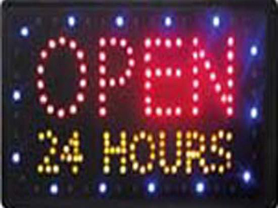 Quality 41x17cm hanging ABS frame led illuminated advertising sign wholesale