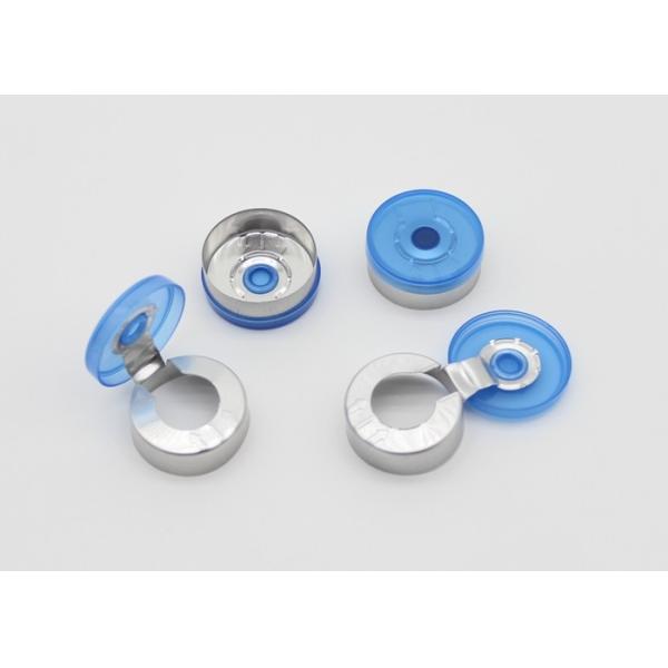 Quality 20mm Medical Injection Vial Caps Transparent Blue Color SGS Certificated wholesale