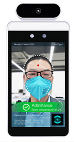 SIBO Android Terminal With Facial Recognition & Body Temperature Testing For